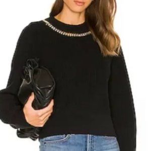 Veronica Beard Wara Chain Detail Pullover